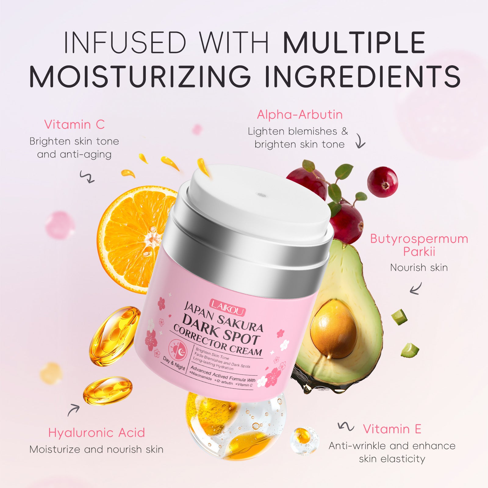 Cherry Blossom Cream 50g Hydrating And Beautifying