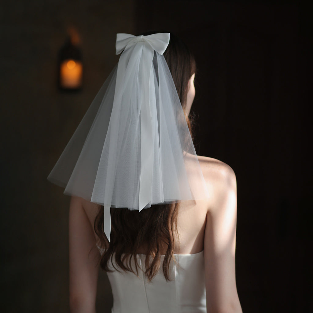 Bow Tie Bridal Headdress Mori Series