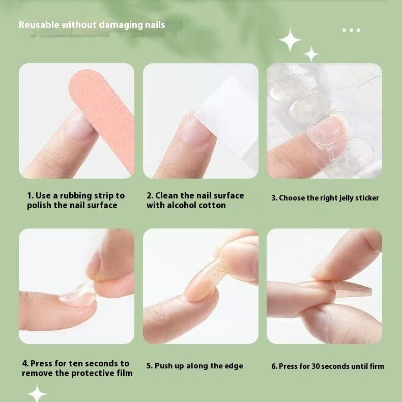 Armor Manicure Handmade Wear Nail Sweet Bow Manicure