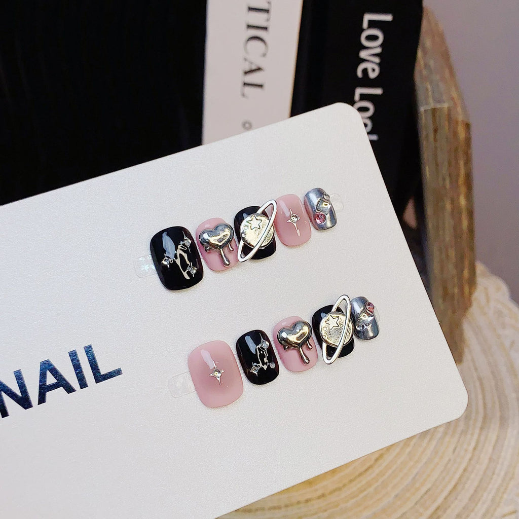Handmade AutumnWinter Nail Caps Sweet Cool And Adorably Cosmic