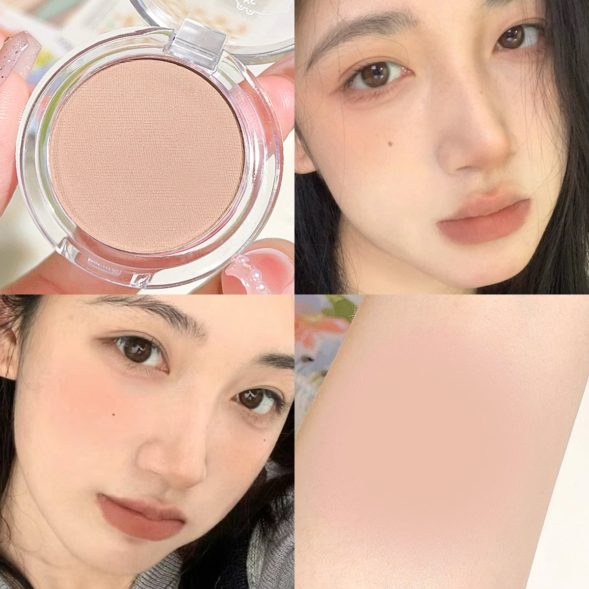 Hisyi Not Easy To Fly White Brightening Monochrome Blush Eye Shadow