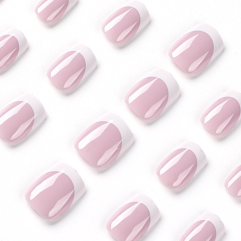 Nail Patch White Edge French Wear