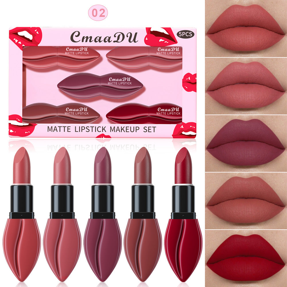Simple And Versatile Matte Lipstick Set