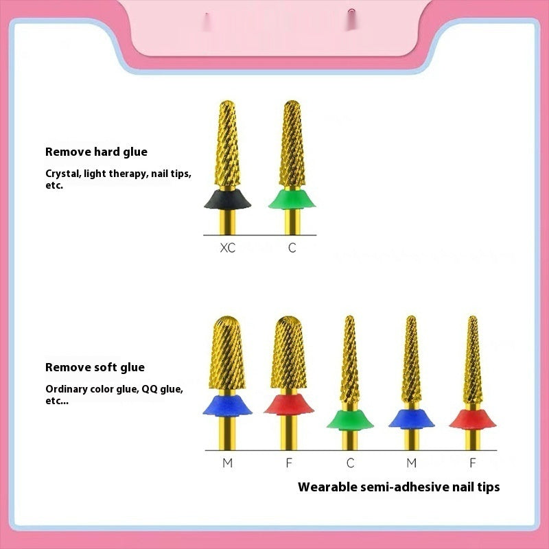 Nail Tungsten Steel Polishing Head Nail Tool