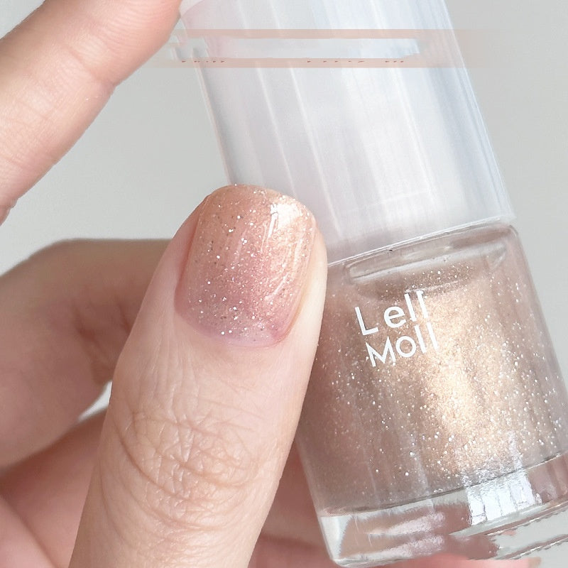 Lell Moll Water-based Tearable Nail Polish Baking-free And Tasteless