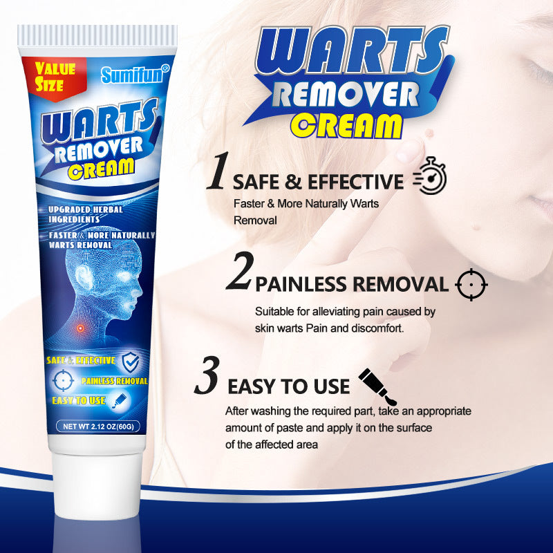 Sumifun Amazon TEMU Wart Removal Cream Wart Cream Wart Flat Corn Plaster Flat Wart Root Skin Cream