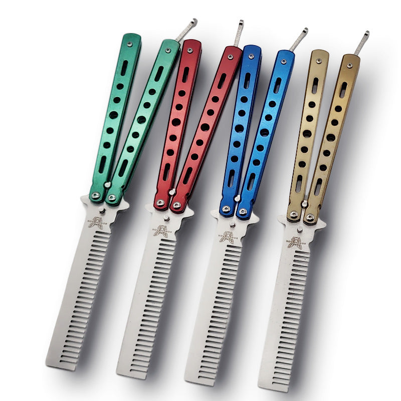 Stainless Steel Comb Without Blade Training Knife To Play With