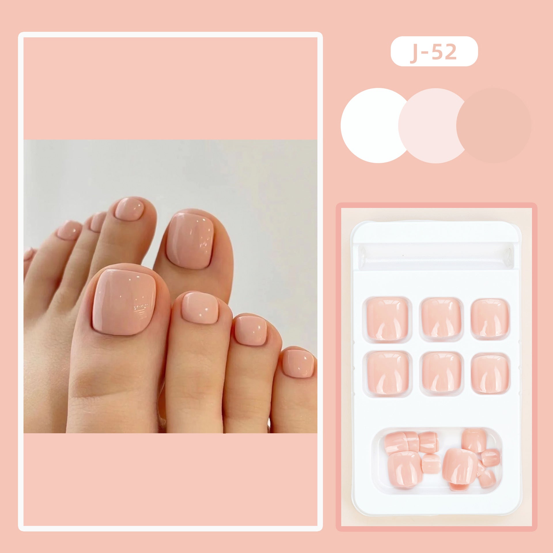 Fashion Personality Toe Nail Stickers Finished Product
