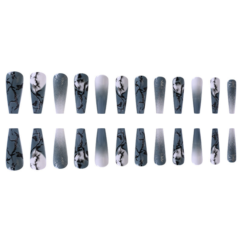 Marble Stick-on Crystals Wear Nail Polish