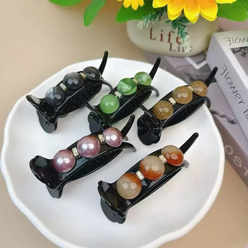 Female Creative Korean Version Temperament Pea Barrettes