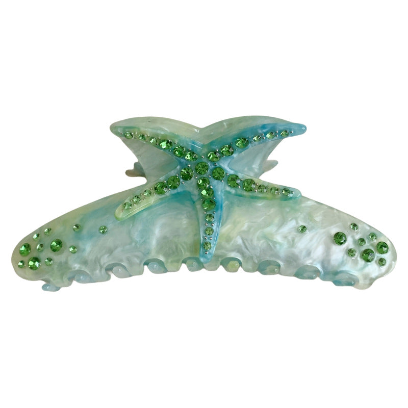 Original Design Stereo Acetate Starfish Hair Claw