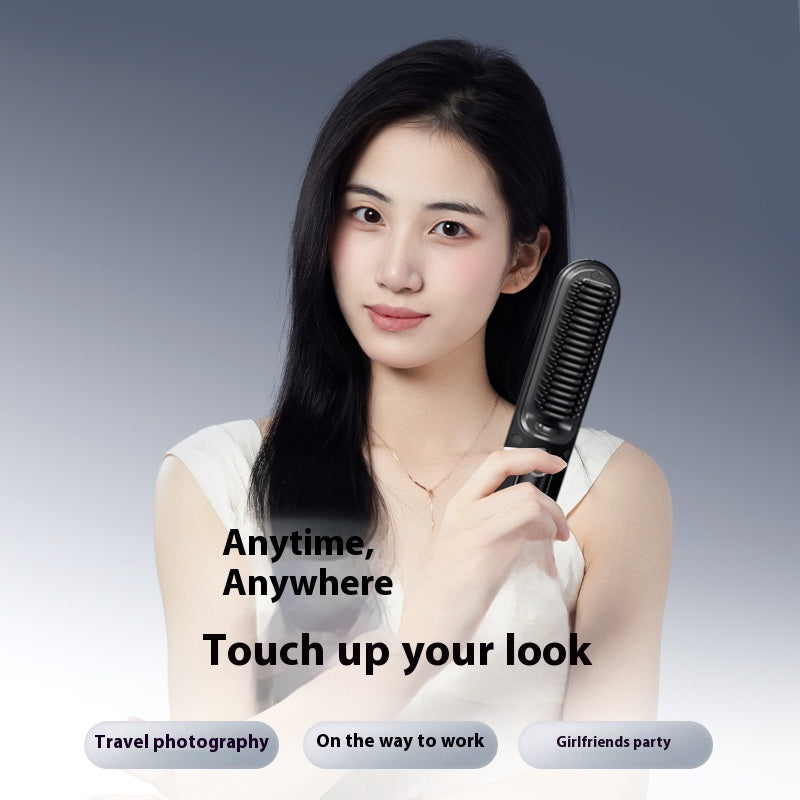 Wireless Straight Comb Anion Fluffy Artifact