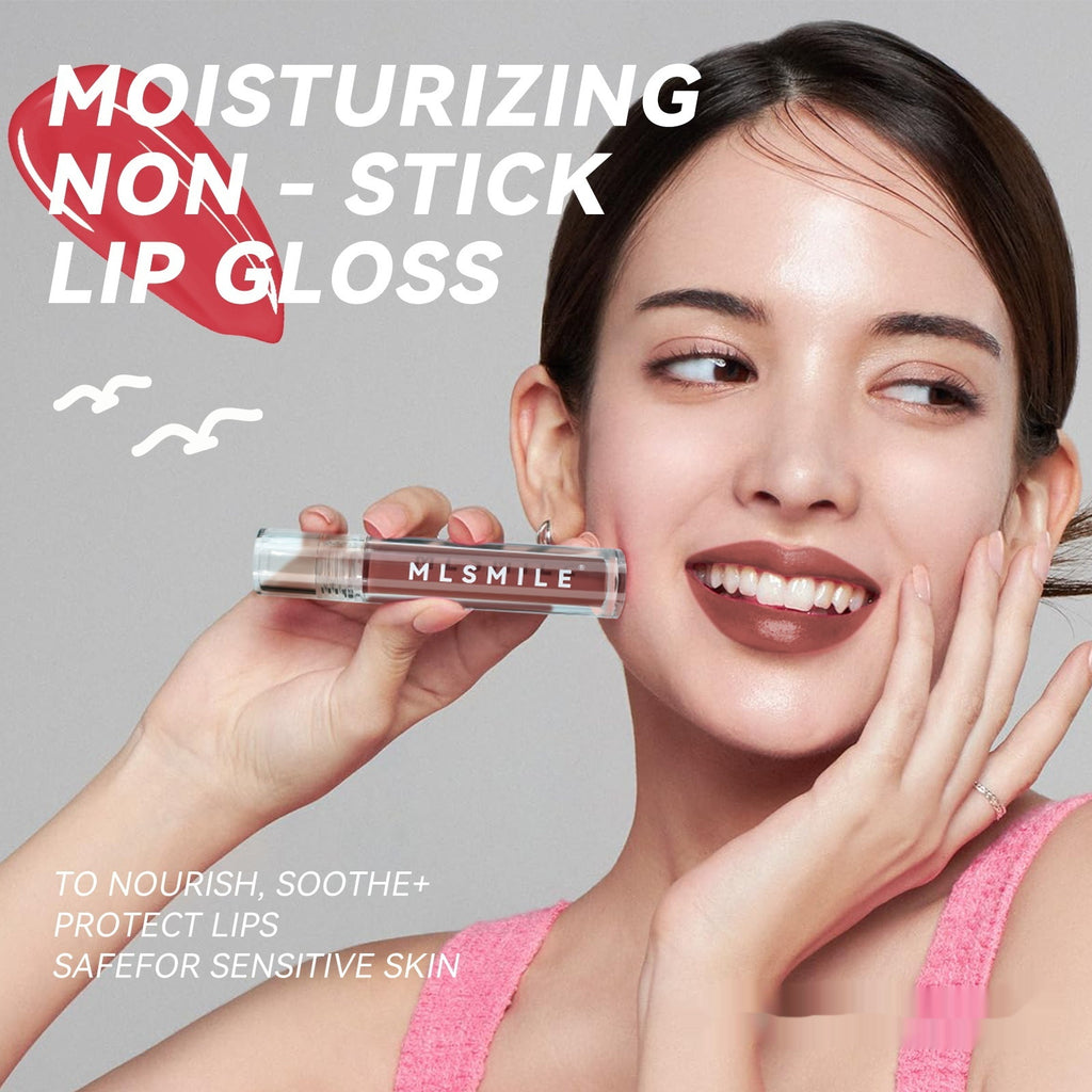 Cross-border Mirror Glass Lip Lacquer Water Light Toot Moisturizing And Nourishing