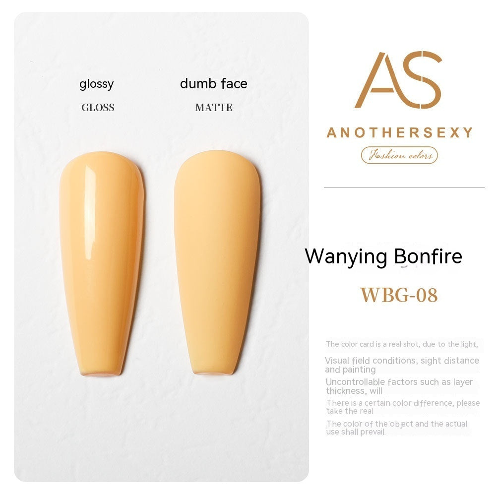 AS Yellow Nail Oil Gel New Whitening Nail Shop Special Set