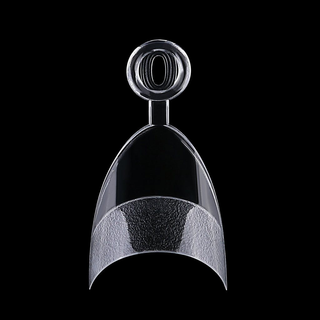 Wear Nail With Handle Ultra Short Semi-nail Sticky Round Head Transparent Fake Nails