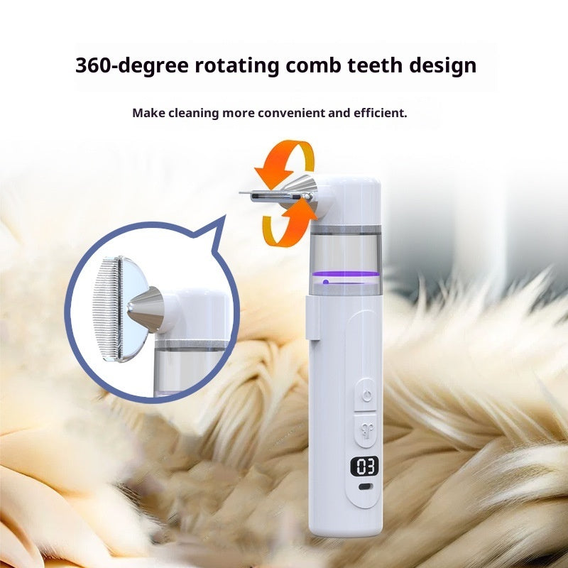 Two-in-one Electric Pet Hair Removal Knot Untying Comb