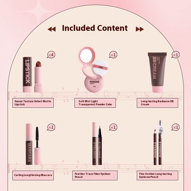 Lipstick Powder Beauty Gift Set