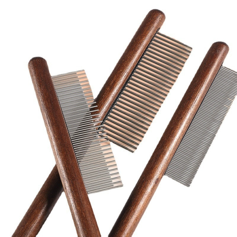 Pet Cat Dog Flea Comb Dense Gear