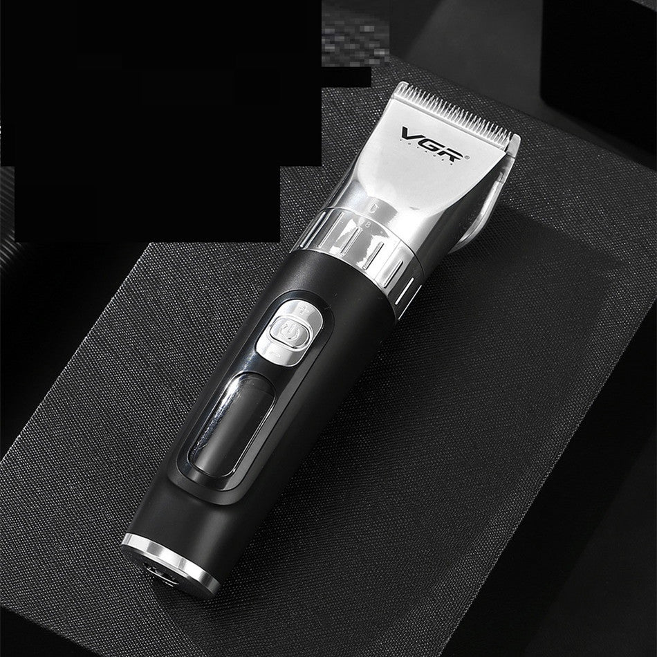 VGR Hair Salon Professional LCD Digital Display Electrical Hair Cutter
