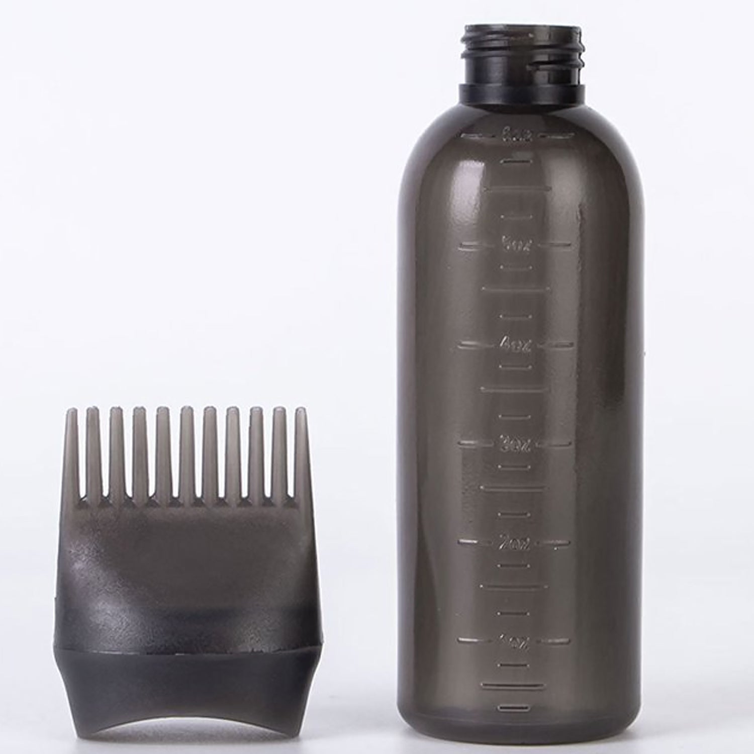 12832 Comb Applicator Bottle Hair Oil Applicator Bottle For Hair Dye Bottle Applicator Brush With Graduated Scale Professional Brush Applicator Comb Hairdressing Coloring Styling Tool (1 Pc)