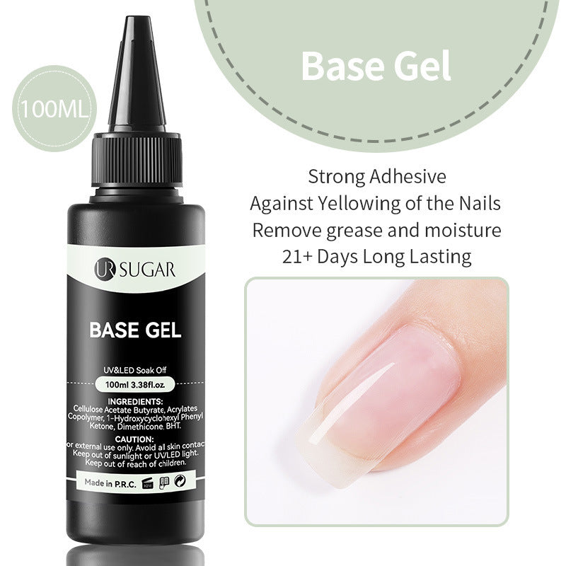 UR Sugar Large Bottle Bottom Rubber Seal Layers Polish Gel For Nail Beauty