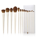 14 PCs Soft Hair Face Powder Blush Eye Shadow Brush Full Set Of Professional Beauty Tools