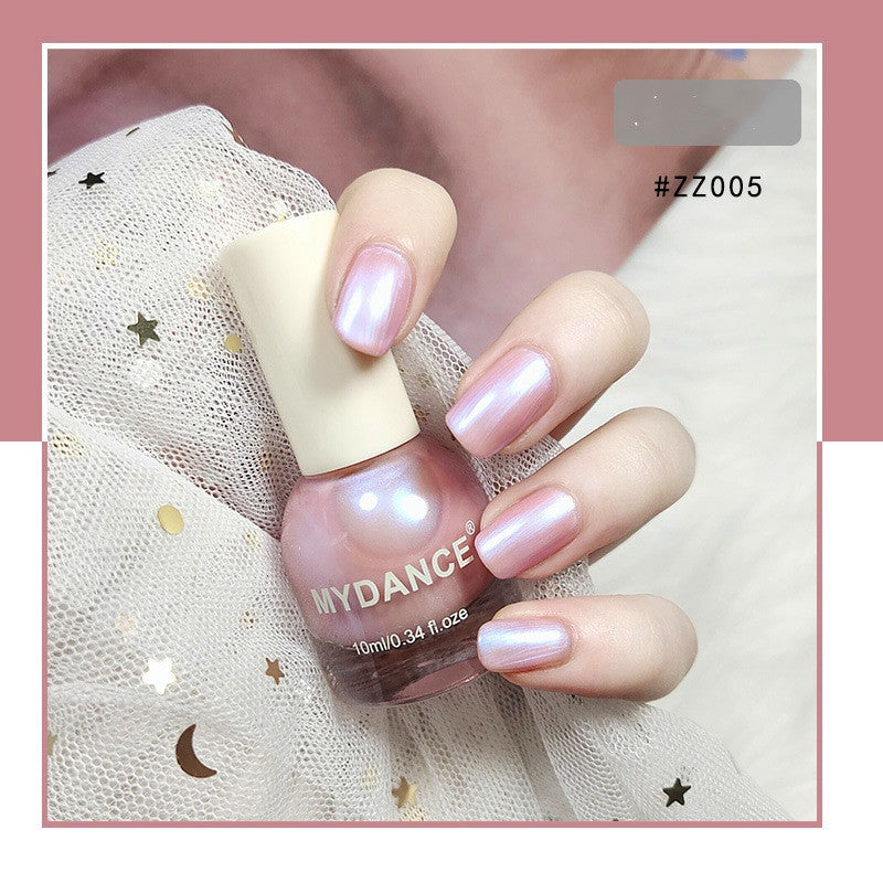 MyDance Non-peelable Long-lasting Pearl Polarized Girl Heart Nail Polish Net Red Fairy