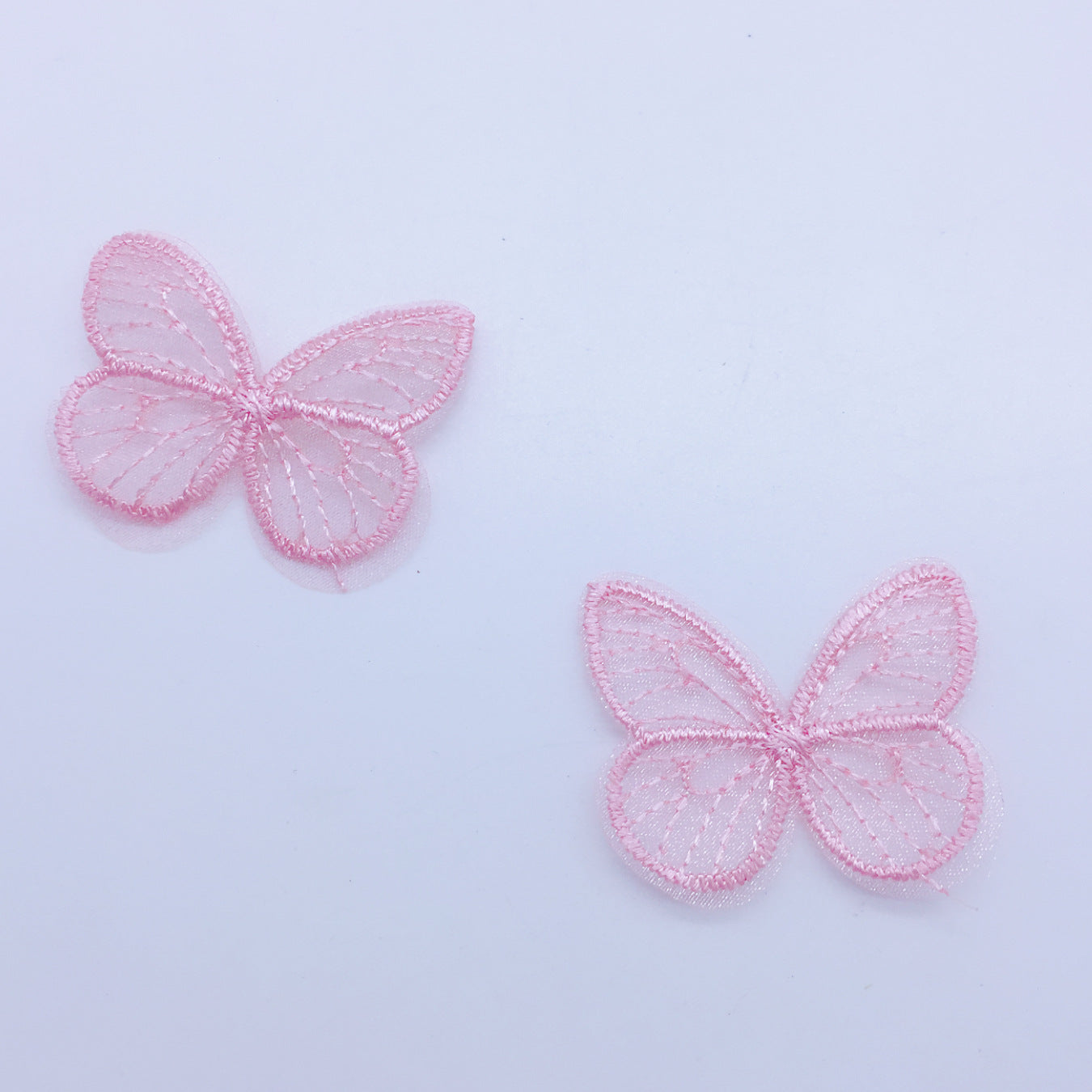 Embroidery Butterfly Piece Hair Accessories Headwear Material Clothing Decoration Accessories