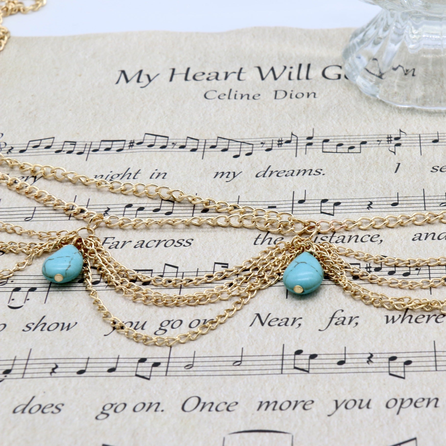 Bohemian Ethnic Style Turquoise Tassel Headband