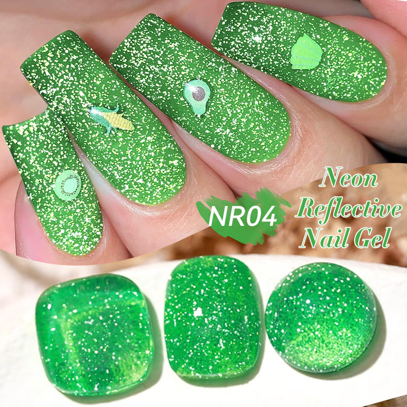 Lilycute Nail Art Fluorescent Crushed Diamond Gel Polish