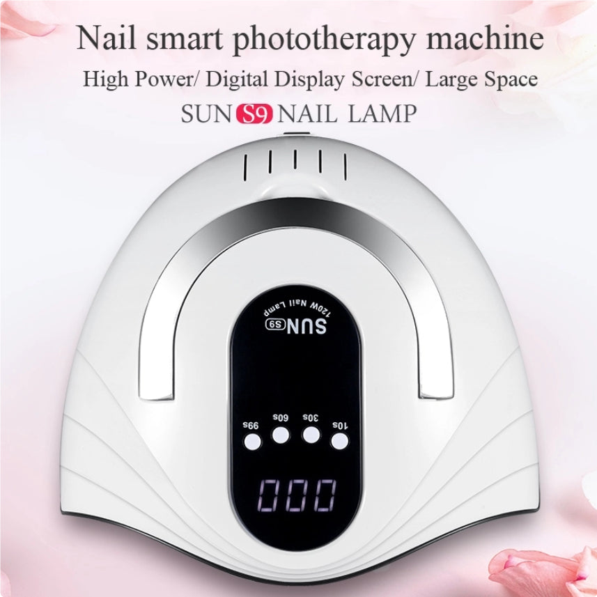 Dual-Light Source UV Nail Lamp Handheld Nail Polish Dryer