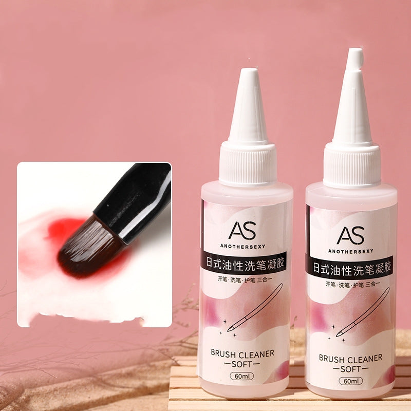 AS Nail Art Brush Washing Hydrogel Color Glue Deep Cleaning Without Residue