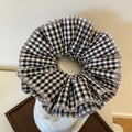 Beautiful Special-interest Design Four-layer Plaid Lace Hair Ring Handmade Girl Ins