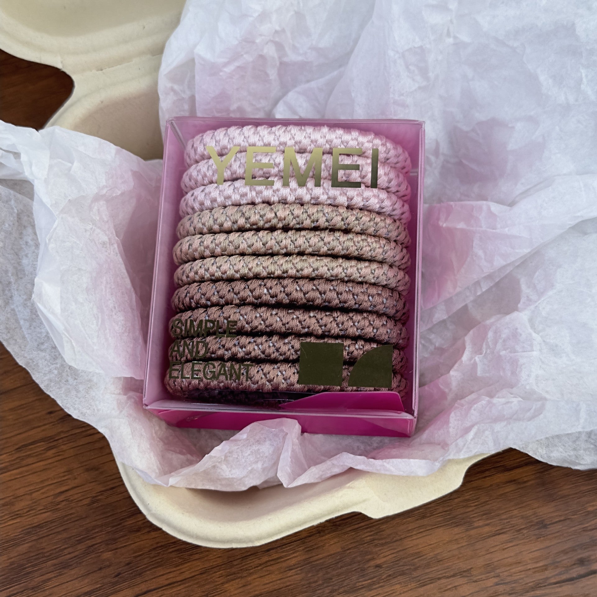High Elastic Woven Rubber Band For Women Thick And Durable