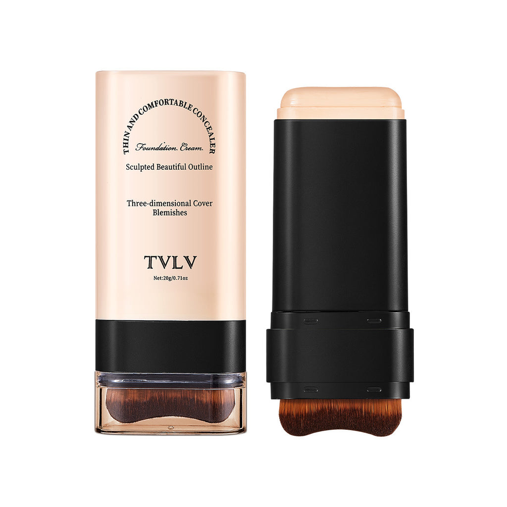 TVLV Eraser Stick Foundation Moisturizing Light Transparent Concealer Brightening Skin Color
