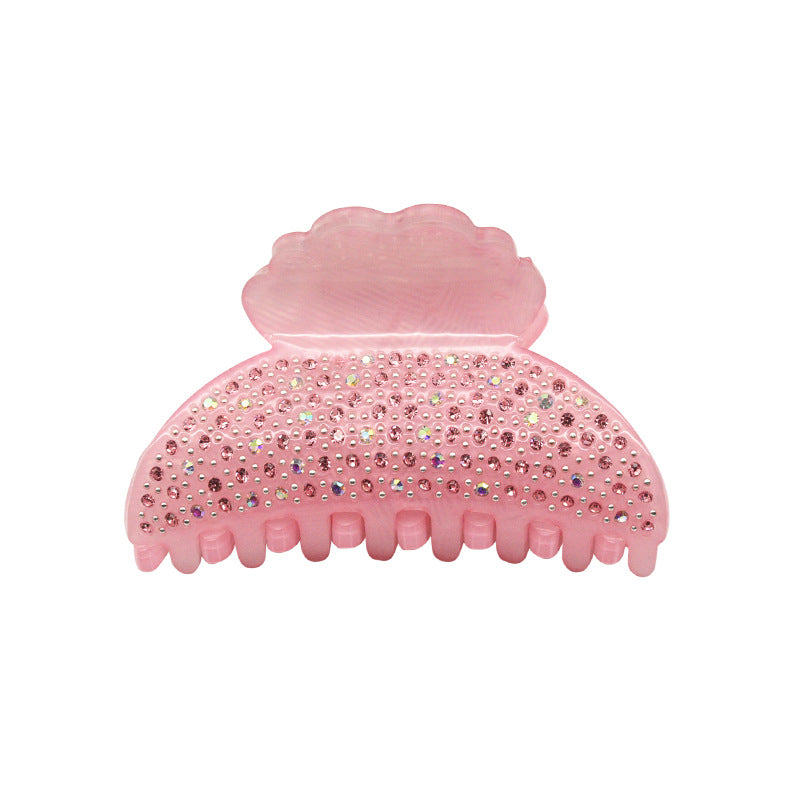 Fully-jeweled Crystal Women's Acrylic Fashion Grip