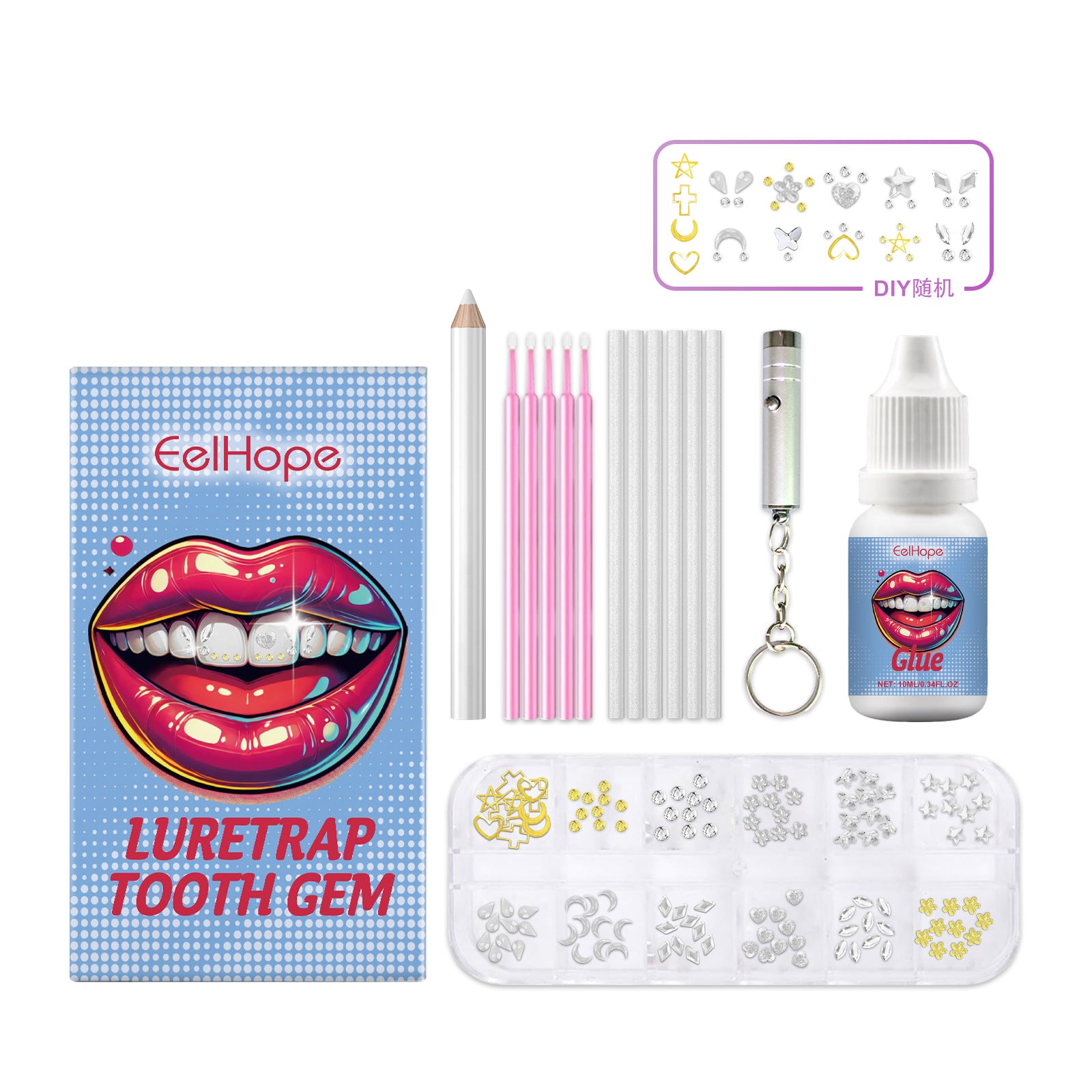 DIY Fashion Teeth Decoration Beauty Suit