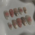 24-piece 3D Bow Manicure 3D Handmade Nail Tip