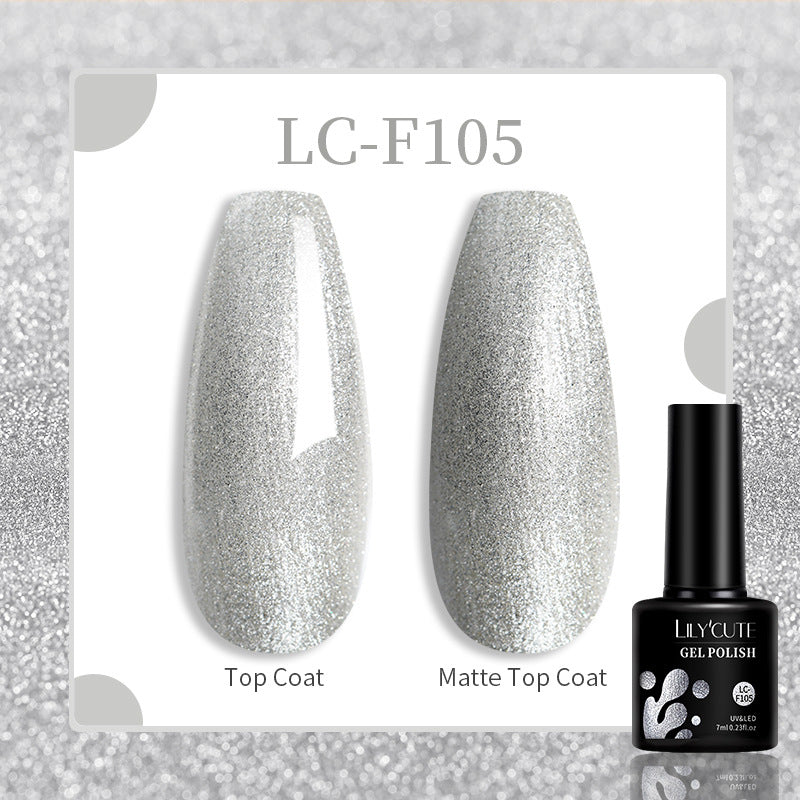 Lilycute 184 Colors Full Set Nail Glue Set Matte Nail Art Non-wash Sealing Layer Nail Polish Gel Base Gel