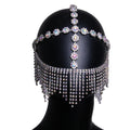 European And American Personality Claw Chain Rhinestone Mask