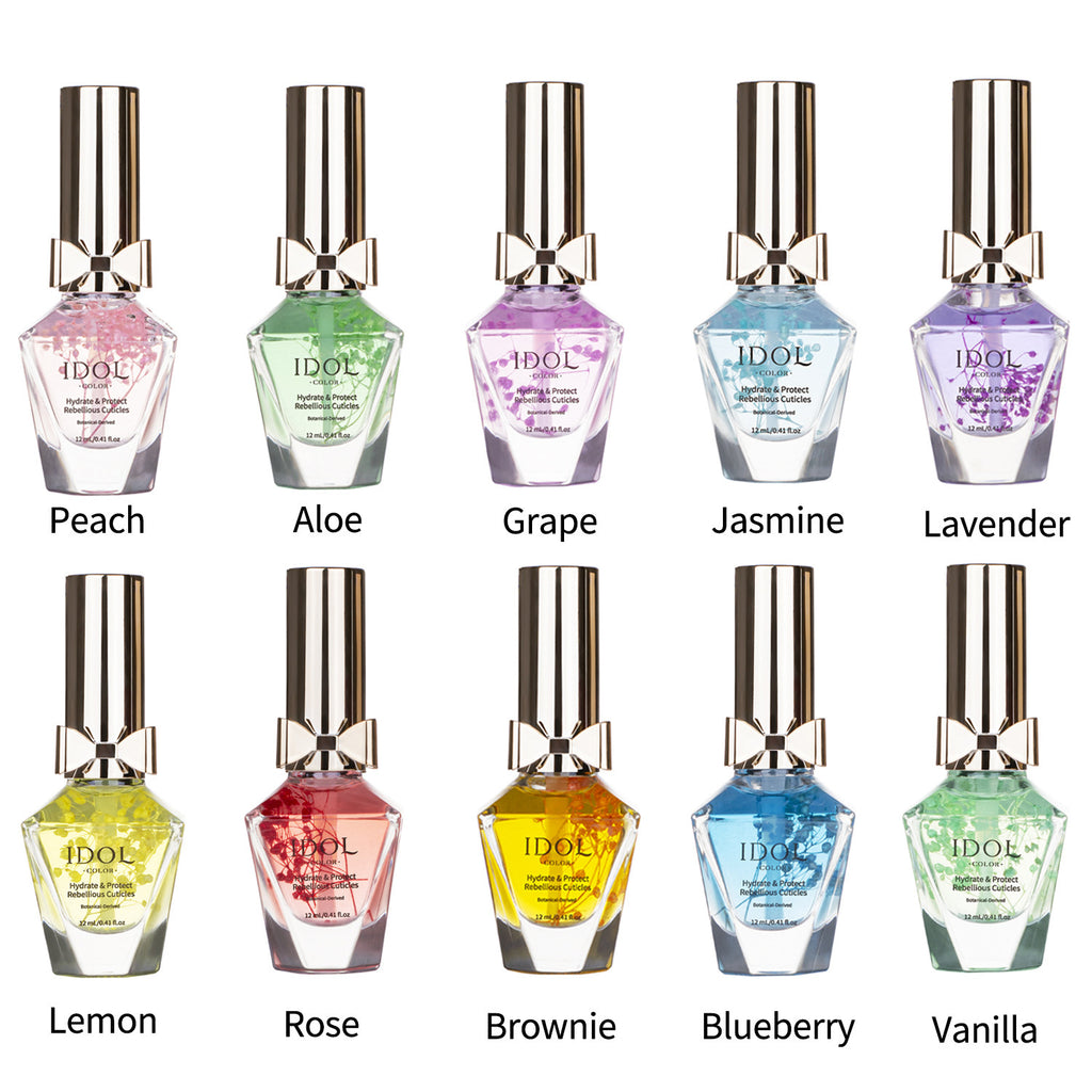 Plant Essential Cuticle Bow-shaped Nail Nourishing Manicure Cuticle Oil