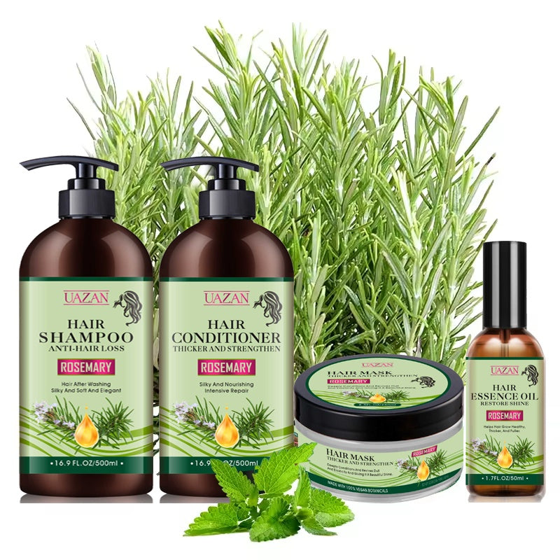 Uazan Rosemary Shampoo And Conditioner Set