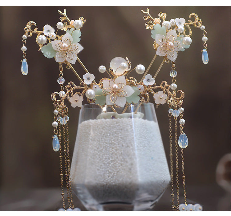 Retro Tassel Step-shaking Hanfu Headdress Hairpin
