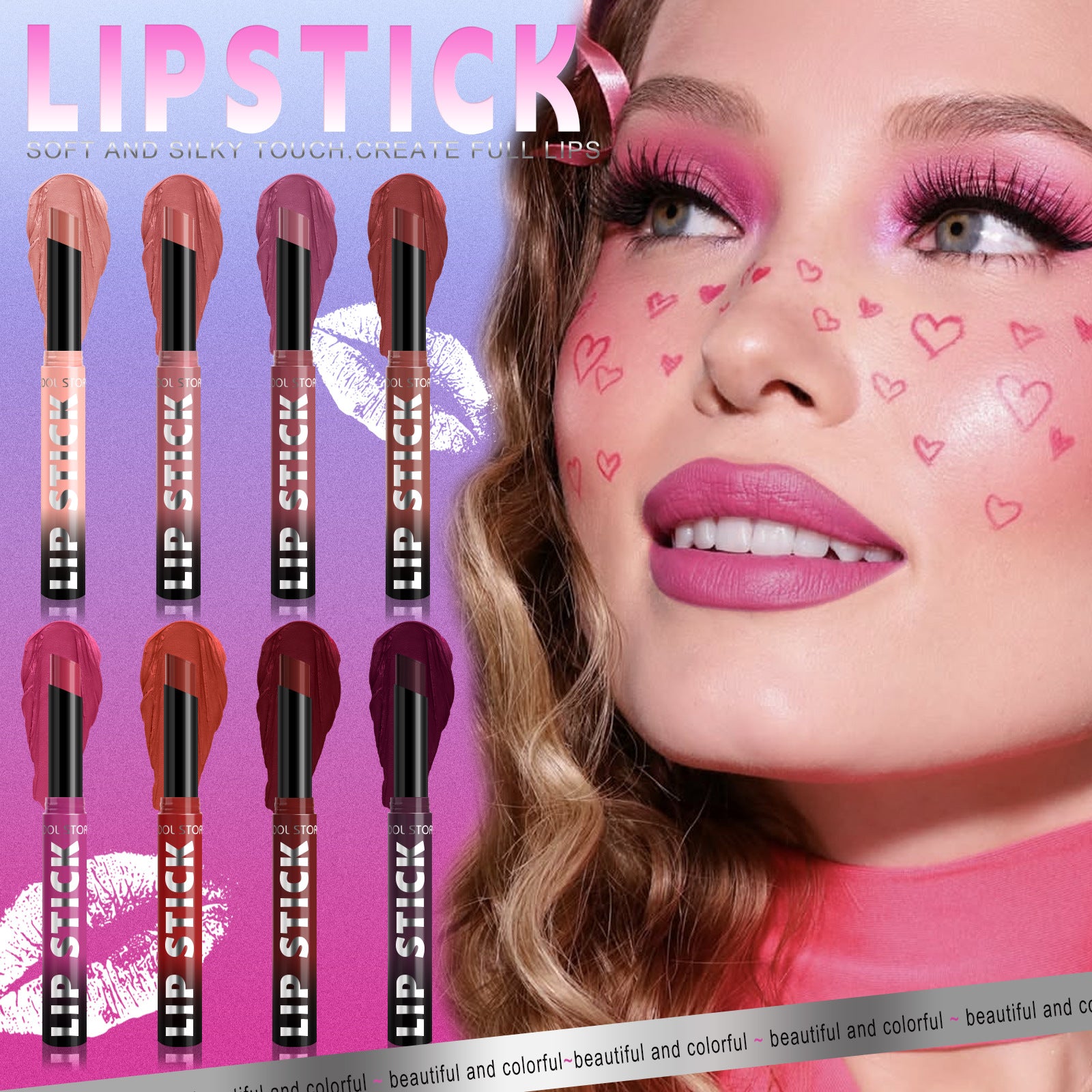 Lipstick Stick Dual-use Lipstick Light Gloss