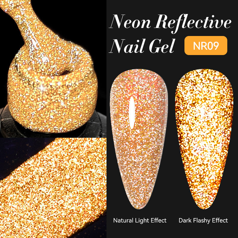 Lilycute Nail Art Fluorescent Crushed Diamond Gel Polish
