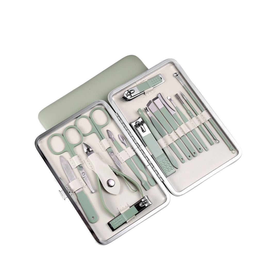 Mockup Stainless Steel Nail Scissor Set 18-piece Manicure Implement  Clippers