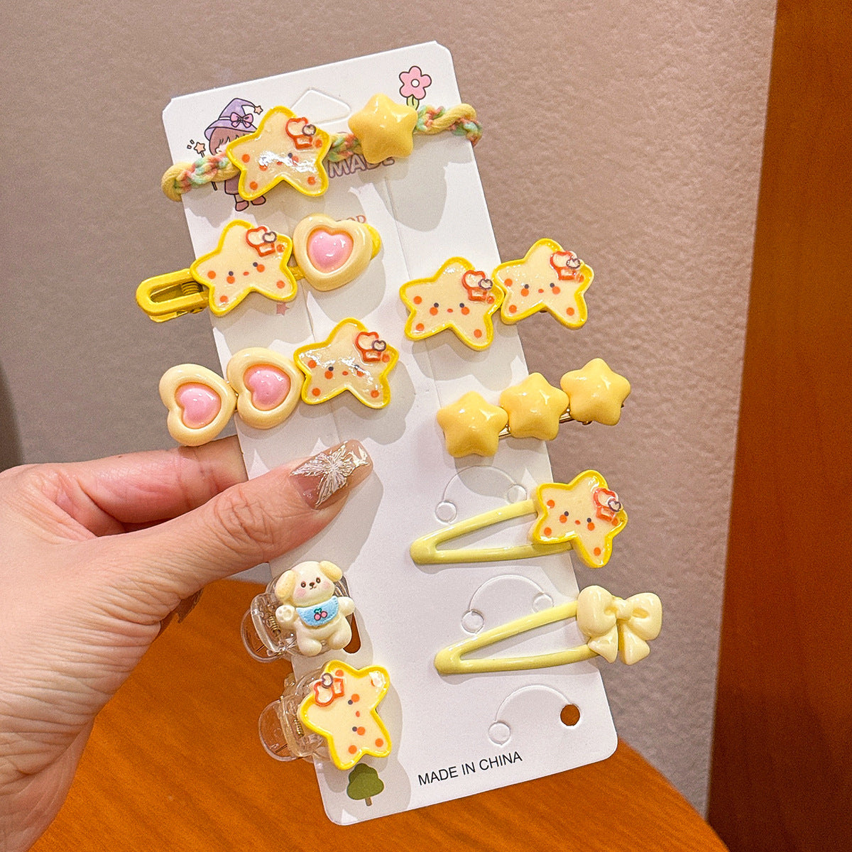 Plastic Hairpin Headdress Flowers Ornament Girls