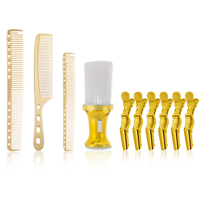 Stainless Steel Aluminum Comb Hair Stylist Comb Modeling Suit
