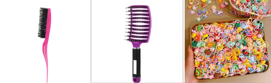 Color Evening Makeup Fluffy Shape Modeling Hair Setting Comb
