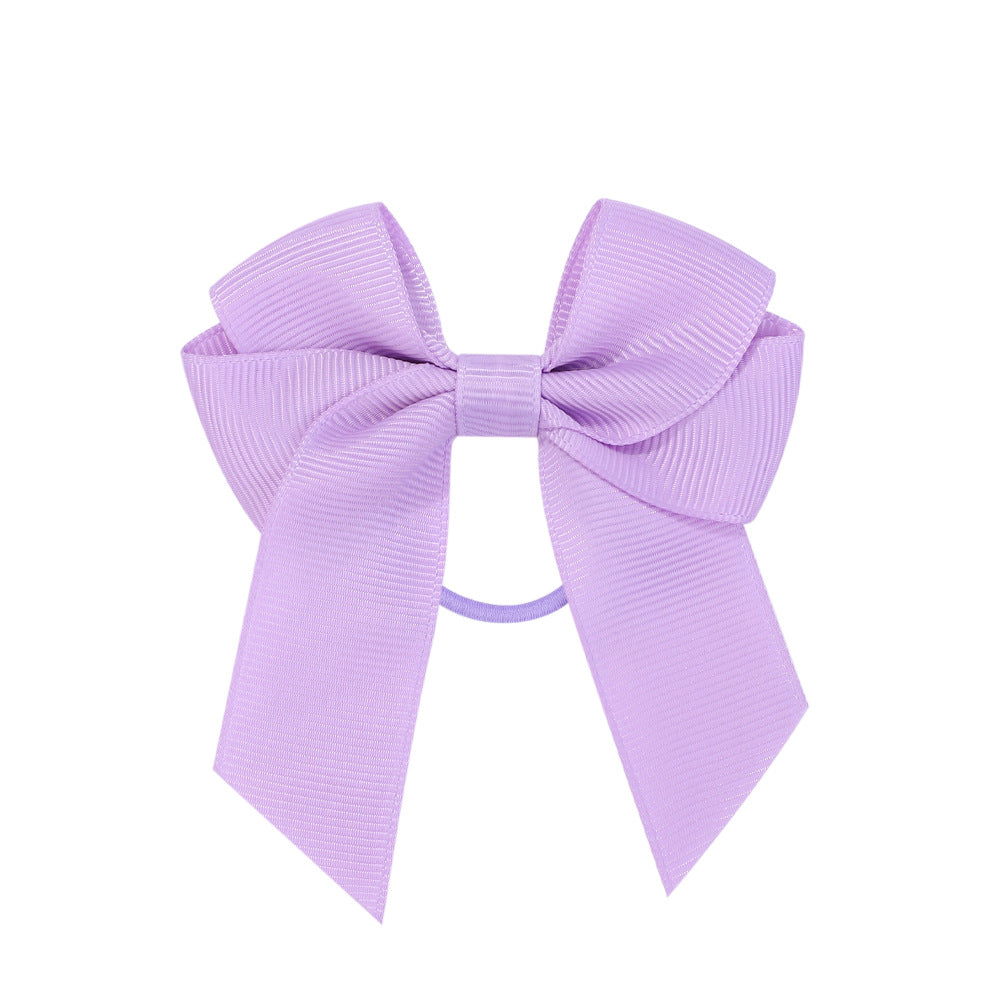 Handmade Baby Double-layer Polyester Ribbon Satin Bow Children's Hair Clip Accessories